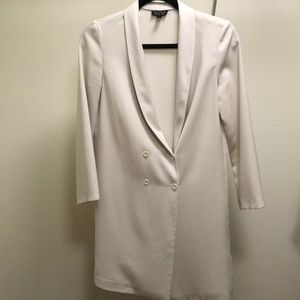 Top Shop Double breasted long blazer